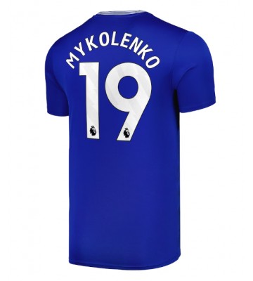 Everton Vitaliy Mykolenko #19 Hjemmebanetrøje 2024-25 Kort ærmer